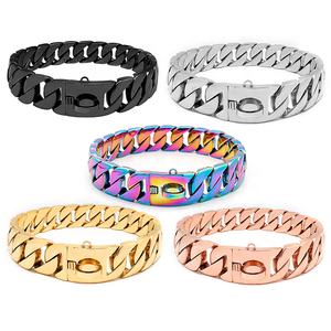 <span class=keywords><strong>Collar</strong></span> de perro de enlace cubano ajustable grueso táctico para caminar, cadenas de perro <span class=keywords><strong>American</strong></span> <span class=keywords><strong>Bully</strong></span> XL, <span class=keywords><strong>collar</strong></span> de perro de cadena dorada - Product Image 1