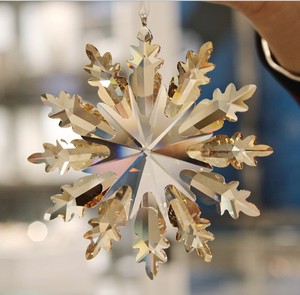 New Design K9 <b>Crystal</b> Snowflake Christmas <b>Tree</b> Ornament - Product Image 2