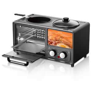 Machine à petit-déjeuner 3-en-1 RAF : Four 8L, Cuiseur vapeur 1.2L et Poêle à frire pour la cuisine domestique - Product Image 5