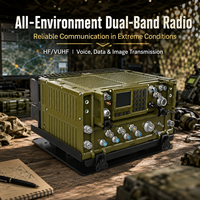 Radio militaire multi-bandes HF/VHF/UHF 1,6 MHz-512 MHz, communication tactique sans fil SDR, radios militaires