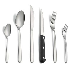 Gold Stainless Steel Flatware <b>Set</b> <b>Mirror</b> Polish Cutlery <b>Set</b> Knife Fork Spoon for Wedding Party Dining Table Handcrafted Finish - Product Image 1