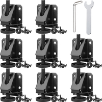 Niveleurs de meubles modernes en plastique robuste pour tables de cuisine et établis, niveleur de pied de table réglable avec écrous de blocage VT-02.051