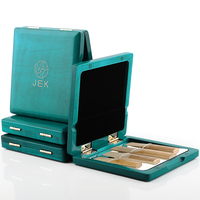 Jek Silver Ion Sterilization Wood Reed Box for Soprano Alto Tenor Saxophone and Clarinet Musical Instrument Accessory