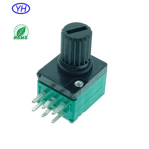Amplificateur audio-vidéo haute qualité 10k 20k 47k 50K 100k alpha RV097 cts ALPS 10k potentiomètre rotatif 10k avec axe en plastique - Product Image 3