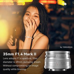 7artisans 35มม.F1.4 Mark II APS-Cคู่มือโฟกัสPrimeเลนส์ขนาดใหญ่รูรับแสงกับกล้องFuji <span class=keywords><strong>X</strong></span>-A1 <span class=keywords><strong>X</strong></span>-A10 <span class=keywords><strong>X</strong></span>-<span class=keywords><strong>A2</strong></span> <span class=keywords><strong>X</strong></span>-A3 A-at - Product Image 2
