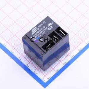 SLC-12VDC-SL-C Power Relay Through hole Component (THT),27.6x32.2mm Relay 12V 1 Changeover: 1C (SPDT-Changeover)::: 5 250V-AC - Product Image 1