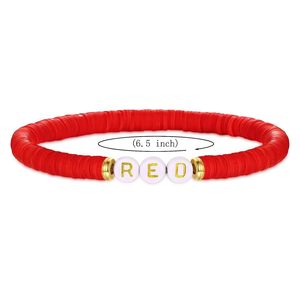 Pulsera de Letras Popular de Cerámica Suave Hecha a Mano con Estilo Europeo y Americano para Fans de SWIFTIE - Product Image 3
