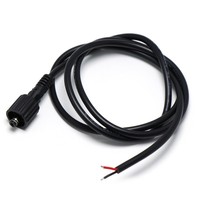 Connecteur de câblage étanche IP68 mâle-femelle avec verrouillage à vis et fils pré-étamés pour chargeur, batterie, LED