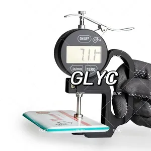 Micrômetro eletrônico com display LCD, ferramenta de medição de espessura e medição digital de alta precisão, micrômetro digital