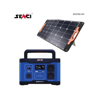 Senci 110V 220V 230V 240V centrale elettrica portatile 600W con AC DC USB QC3.0 per campeggio all'aperto