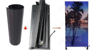 Topled bán chạy nhất hiệu ứng tuyệt đẹp video cuộn lên TV <span class=keywords><strong>LED</strong></span> scroll Sign <span class=keywords><strong>LED</strong></span> màn hình hiển thị kỹ thuật số hiển thị cho quảng cáo - Product Image 6