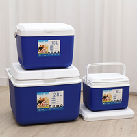 Ensemble de glacières isothermes en PP pour l'extérieur, 6L/15L/28L, glacière portable pour le camping et la pêche