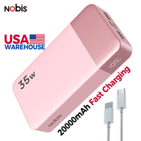 NOBIS 35/45/65/90W Superschnelles Laden 20000mAh 20000 mAh Hochkapazitäts-Telefon-Powerbank Tragbares Ladegerät Power Bank für Laptop