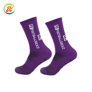 Chaussettes de football professionnelles personnalisées pour hommes, antidérapantes, en nylon, vente en gros - Product Image 1