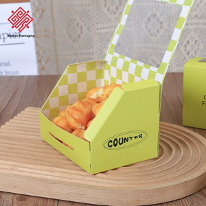 Cajas Biodegradables para Tiramisú Baoren, Caja de Exhibición con Ventana para Pasteles, Postres y Repostería, Caja de Plástico Transparente para Pasteles - Product Image 2