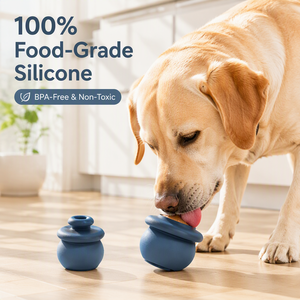 Nouveau 2026 Gamelle pour chien en silicone de qualité alimentaire 3-en-1 antidérapante anti-étouffement pour chiot, pour intérieur et extérieur, gamelle de distribution lente et tapis de léchage - Product Image 1