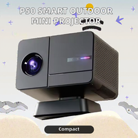Projecteur extérieur P50 Android 11 1080P Mini Beamer Cinéma 2 Go 16 Go H713 WiFi pour jeux et voyages