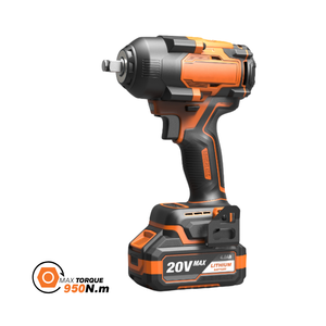 511611 Professional 20V MAX Brushless 950Nm High Torque Cordless Impact <b>Wrench</b> for Heavy Equipment, Truck, and Industrial Use - Product Image 1