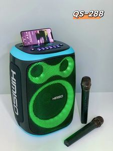 Kimiso QS-288ซับวูฟเฟอร์แบบพกพา8นิ้ว, ลำโพงปาร์ตี้ Kara ไมโครโฟนคู่สื่อสารบลูทูธไฟฟ้ากระแสตรง - Product Image 3