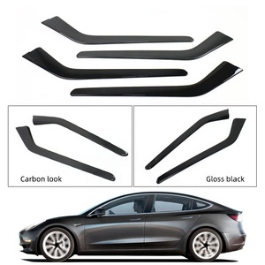 Garnitures latérales de décoration de couverture de consoles centrales de style de fibre de carbone pour <span class=keywords><strong>Tesla</strong></span> <span class=keywords><strong>Modle</strong></span> <span class=keywords><strong>3</strong></span> - Product Image 5