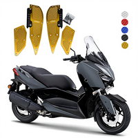 Repose-pieds en alliage d'aluminium, design luxueux, haute qualité, repose-pieds pour moto, pédale pour Yamaha XMAX 250 300 400 2017-2020