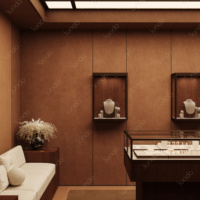 Vitrine de présentation de bijoux LED de luxe sur mesure Sundo, comptoir de magasin de montres et de bijoux, idées de design d'intérieur pour les magasins de bijouterie