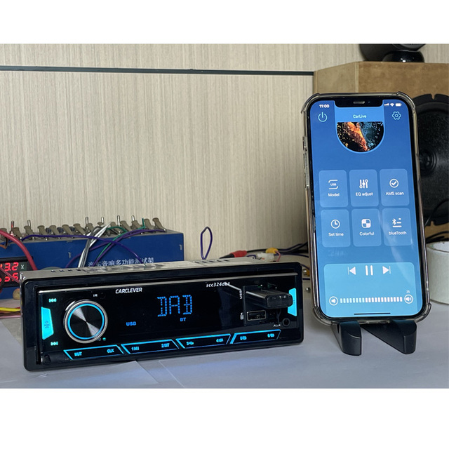 Single Din FM AM RDS DAB Car Mp3 Player 7388 High Power Blue Tooth 1 Din Car Radio Car Mp3 Player Stereo Audio With DAB+