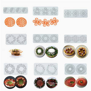 Creatieve Esdoornblad Decoratie Plaatsen Plaat Koude Groenten Siliconen Impressie Mat Fondant Chocolade Holle Cake Kant Matten - Product Image 3