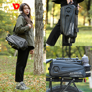 WEST BIKING Grande Bolsa Traseira Impermeável para Bicicleta, Pannier de Alta Qualidade em EVA com Casco Duro - Product Image 6
