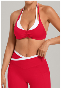 Soutien-gorge de sport respirant à maintien élevé avec design dos serré et lien tour de cou, idéal pour le yoga, la fitness et la <span class=keywords><strong>course</strong></span> à <span class=keywords><strong>pied</strong></span> pour femmes - Vente en gros à succès - Product Image 6