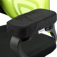 Coussin repose-bras amovible en mousse à mémoire de forme, pour chaise de bureau