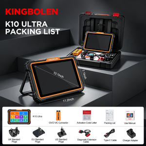 Tablette de diagnostic KINGBOLEN K10 Ultra J2534 CANFD DOIP pour VAG FCA SGW, outil de test actif, 55+ fonctions de réinitialisation, analyse de la topologie du système - Product Image 6
