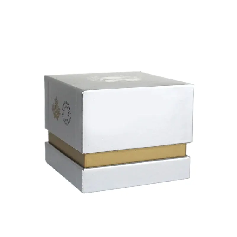 กล่องกระดาษแข็ง2ชิ้นกล่องของขวัญพร้อมฝาปิดเปิดไหล่และฐานกล่องของขวัญขนาดเล็กออกแบบได้ตามที่ต้องการ