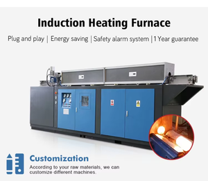 Four de traitement thermique par induction pré-induction pour forgeage et extrusion, personnalisé, 200KW 400KW 500KW 380V, garantie 1 an - Product Image 5