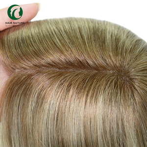 Parrucca MT11 all'ingrosso di alta qualità con capelli Remy cinesi <span class=keywords><strong>per</strong></span> <span class=keywords><strong>donna</strong></span>, mono top con pizzo frontale francese, toupet e extension <span class=keywords><strong>per</strong></span> capelli - Product Image 3