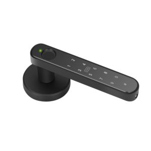 Serrure <span class=keywords><strong>de</strong></span> porte intelligente en alliage d'aluminium avec empreinte digitale, sécurité domestique, compatible avec la plateforme Tuya, contrôle par application, empreinte digitale, mot <span class=keywords><strong>de</strong></span> passe, carte-clé pour - Product Image 2