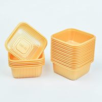 Wegwerp Plastic Fruitkoekjesverpakkingsdoos Transparant Voedselbinnenblad