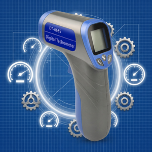 Tacómetro Digital LCD para Auto, Medidor de RPM Tipo Pistola Láser, Instrumentos de Medición de Velocidad TEARERTECH - Product Image 6