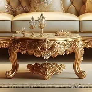 Divano a Tre Posti di Lusso Europeo con Decorazioni in Diamanti, Vendita Calda, Legno Massello di Alta Qualità, Elegante Imbottito per <span class=keywords><strong>Soggiorno</strong></span> - Product Image 5