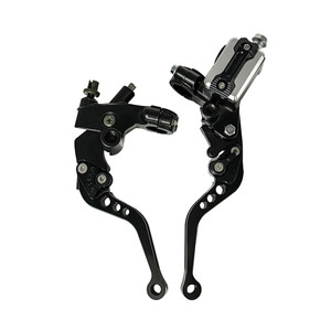 <span class=keywords><strong>Levier</strong></span> de frein <span class=keywords><strong>hydraulique</strong></span> supérieur pour moto / Yamaha / Maître-cylindre de frein de moto en métal noir de haute qualité - Product Image 1