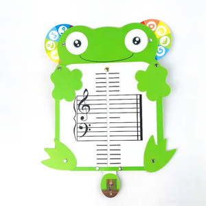 Wholesale Orff Cartoon Music Staff Board Portable Practice Board Beginner Music Staff Learning <b>Tool</b> Music Notation Recognition - Product Image 3