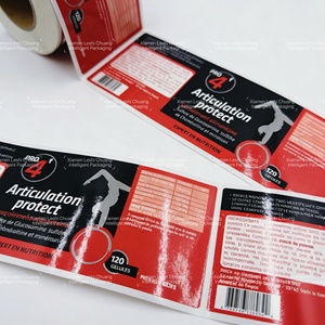 Etiquetas Personalizadas para Botellas de Nutrición, Etiquetas Impermeables para Suplementos para la Salud, Impresión de Etiquetas de Vitaminas <span class=keywords><strong>HP</strong></span> <span class=keywords><strong>Indigo</strong></span> 6K - Product Image 3