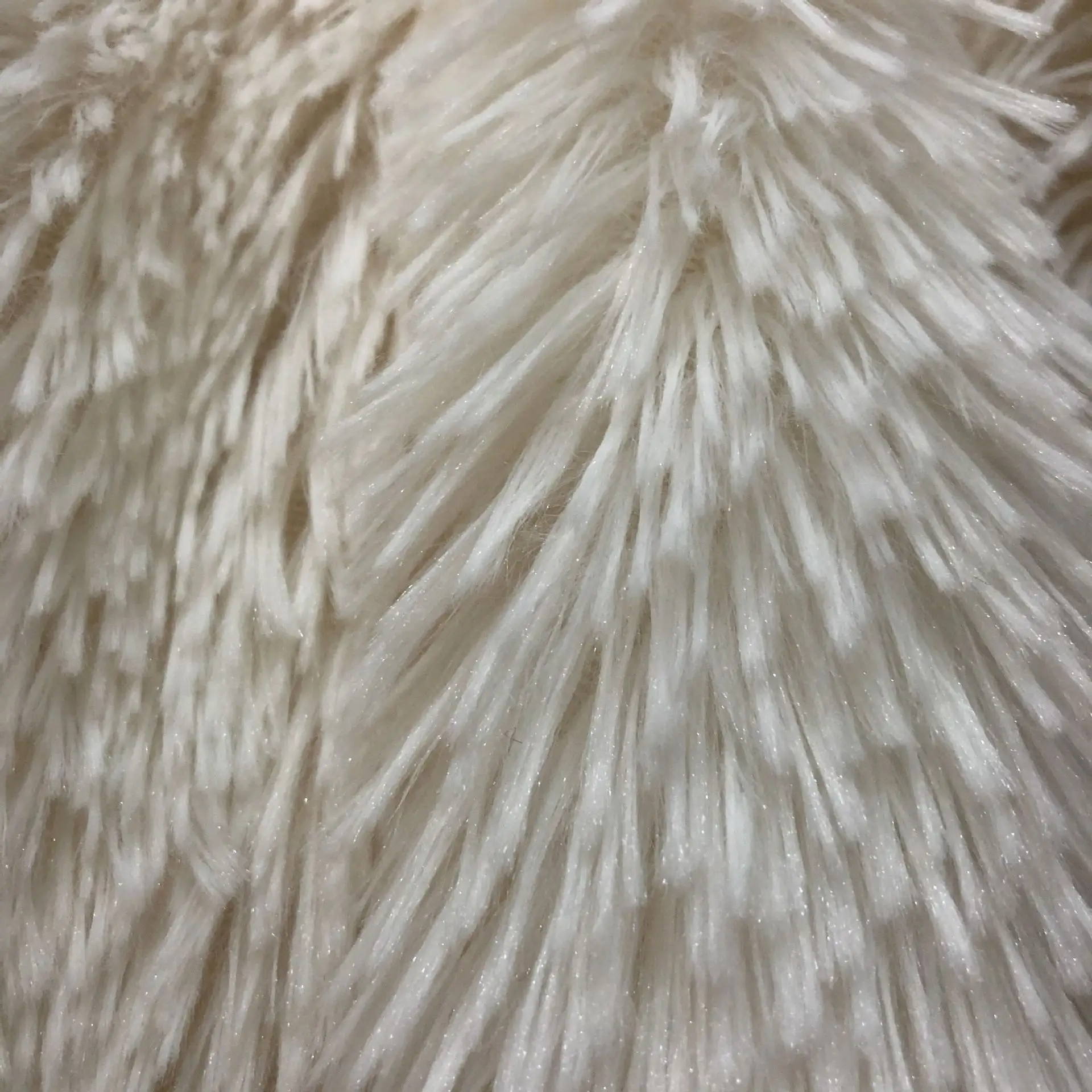 Usine chinoise Pv polaire tissu pour jouets PV peluche tissu fourrure artificielle pour housse de canapé/manteau/couverture