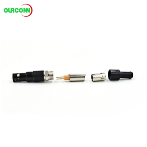 Conector de cable recto autoblocante Push-Pull militar/aeroespacial Shenzhen Aviation Plug 00B de 4 pines con tapa trasera - Product Image 2