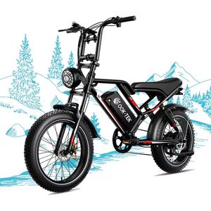 Bicicleta Eléctrica de 20 Pulgadas y 17.5AH con Neumáticos Gruesos para Adultos, 48v, Todoterreno, Urbana, <span class=keywords><strong>Fatbike</strong></span>, en Existencia en la UE y EE. UU. - Product Image 6