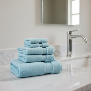 Db 6 Piece <b>Towel</b> <b>Set</b> 100 Cotton Quick Dry Home <b>Bath</b> <b>Towels</b> Solid Color Jacquard Weave Adult Use - Product Image 2