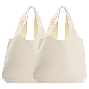 Bolsa de Tela de Algodón Blanca Personalizada con Logotipo, Bolsas de Regalo DIY, Bolsa de Color Negro Sólido - Product Image 1