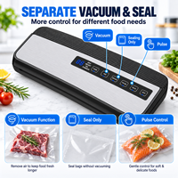 Machine de mise sous vide alimentaire automatique OEM 80 kPa avec fonction d'impulsion de vide externe pour usage domestique en cuisine