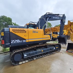 Excavatrice Hyundai Corée d'occasion 220LC-9S 210 225, 22 tonnes, prête à être expédiée, pour travaux de construction, en vente. - Product Image 2
