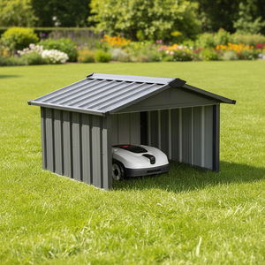 Cobertizo para Cortacésped Robótico de Acero Galvanizado Resistente al Agua, a la Lluvia y a los Rayos UV, para Todo Tipo de Cortacéspedes - Product Image 1